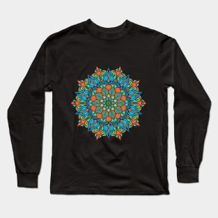 Colorful Yoga Mandala, Zen and anti-stress Long Sleeve T-Shirt